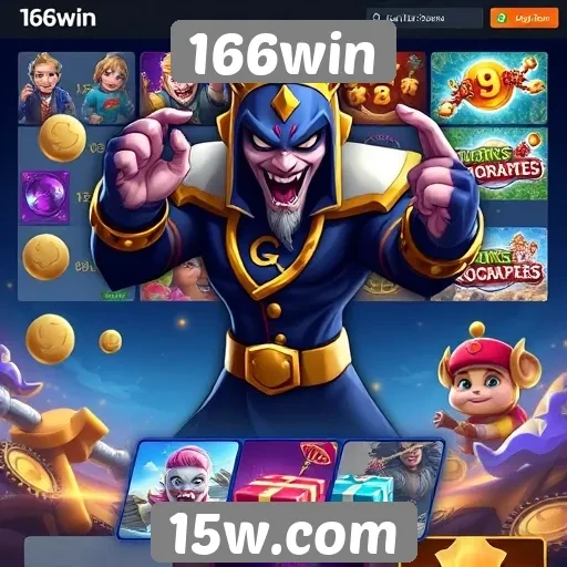 Exploração das opções de jogos disponíveis no 166win